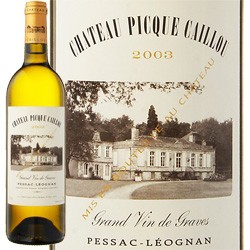 2007 CH.ピック・カイユ・ブラン (CH.PICQUE CAILLOU BLANC) / ペサック・レオニャン 白 750ml (13750)